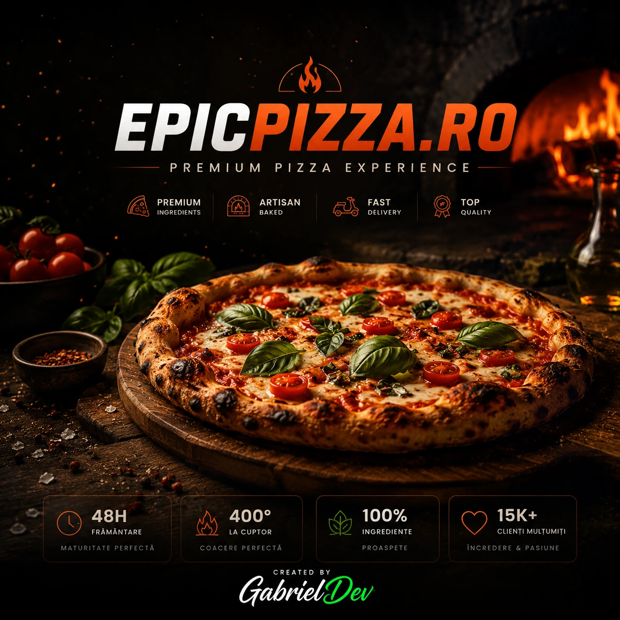 Epic Pizza – Prezentare & Meniu Digital