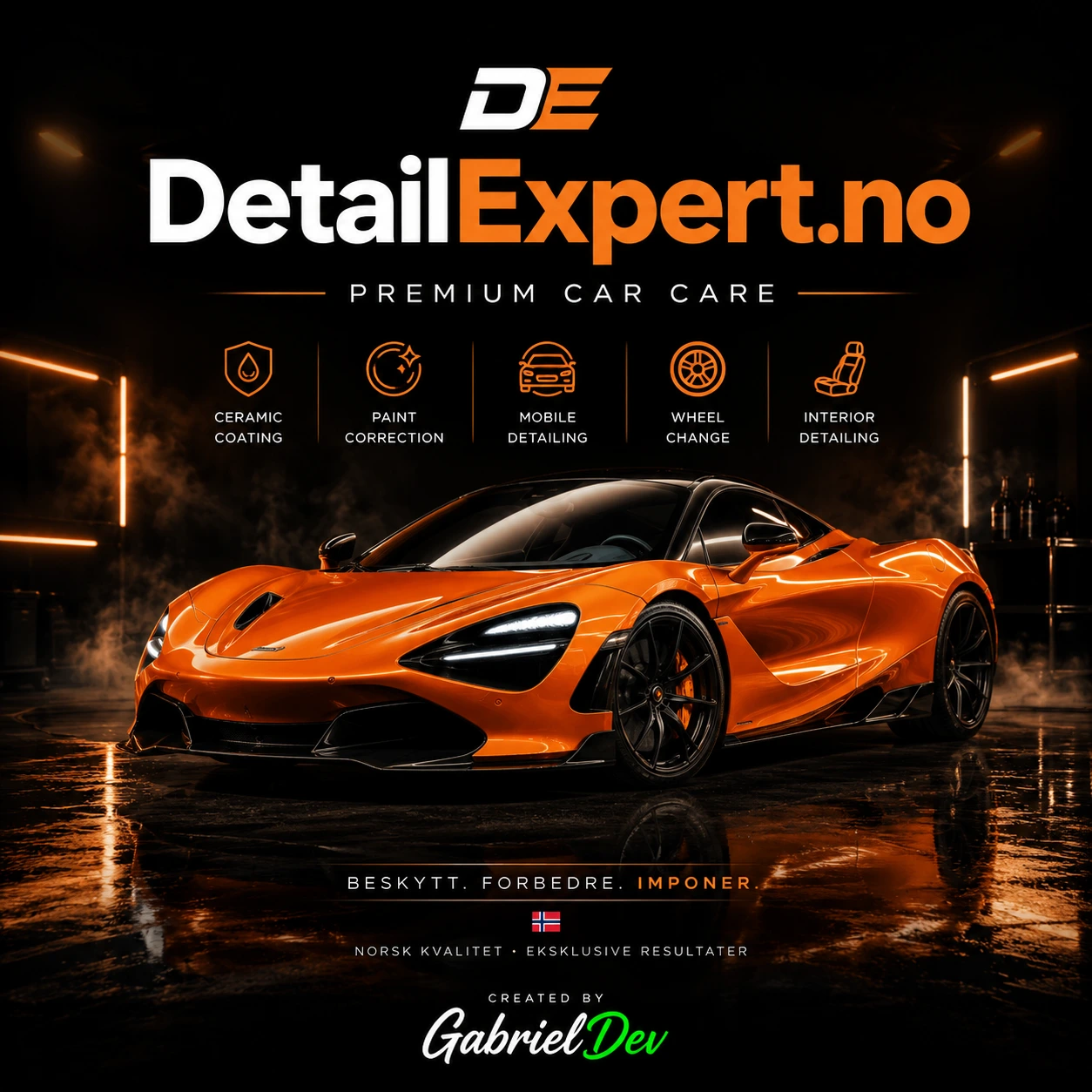 DetailExpert - Platformă Premium Mobile Detailing Norvegia