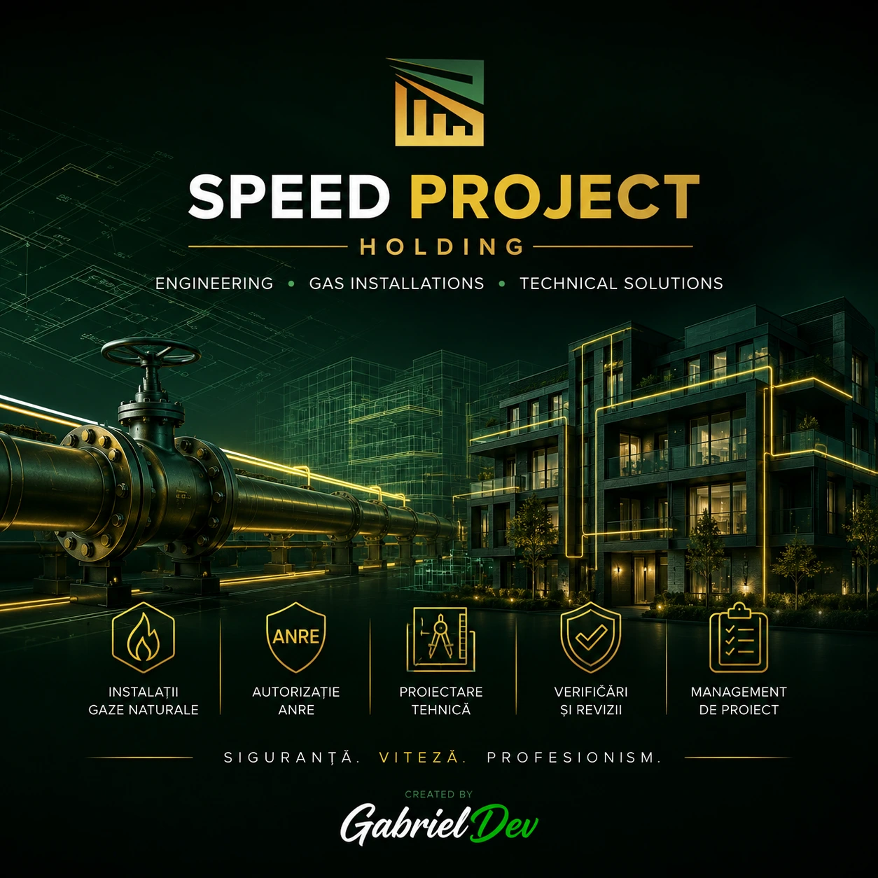 SpeedProject.ro - Platformă Servicii Instalații Gaze & HVAC